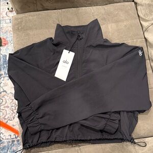 ALO Yoga cropped 1/4 zip jacket